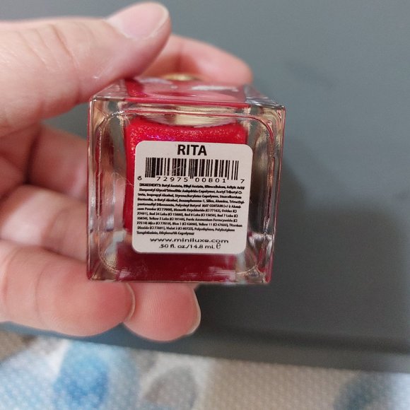 MiniLuxe Makeup Miniluxe Nail Polish Rita Beautiful Gold Cap Poshmark